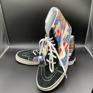 Vans Free Bird Sk8 Hi-Top American Eagle Sneakers Sz 12